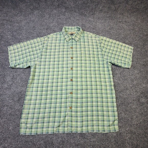 Tommy Bahama Other - Tommy Bahama Mens Hawaiian Camp Shirt Medium Silk Short Sleeve Casual Shirt
